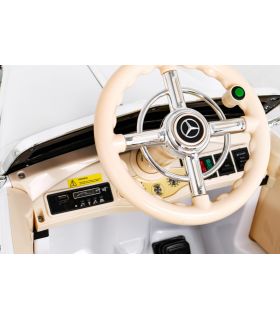 Voiture électrique 12V Mercedes 540A Blanche - Pack Luxe