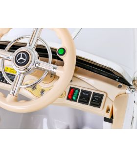 Voiture électrique 12V Mercedes 540A Blanche - Pack Luxe