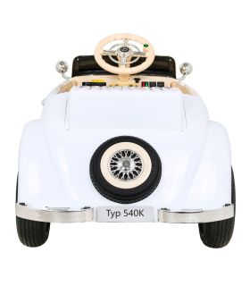 Voiture électrique 12V Mercedes 540A Blanche - Pack Luxe