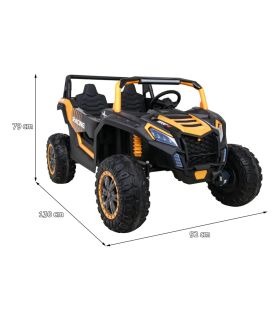 Voiture électrique 2 places 24V Buggy ATV Gold - Pack Luxe