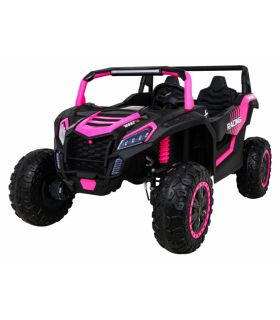 Voiture électrique 2 places 24V Buggy ATV Rose - Pack Luxe