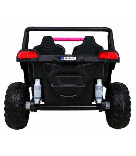 Voiture électrique 2 places 24V Buggy ATV Rose - Pack Luxe