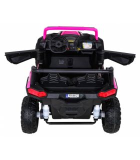 Voiture électrique 2 places 24V Buggy ATV Rose - Pack Luxe