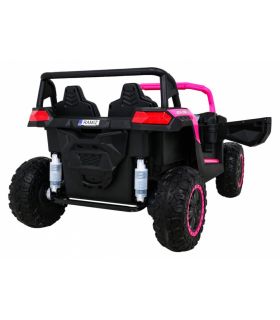 Voiture électrique 2 places 24V Buggy ATV Rose - Pack Luxe