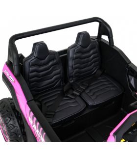 Voiture électrique 2 places 24V Buggy ATV Rose - Pack Luxe