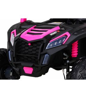 Voiture électrique 2 places 24V Buggy ATV Rose - Pack Luxe