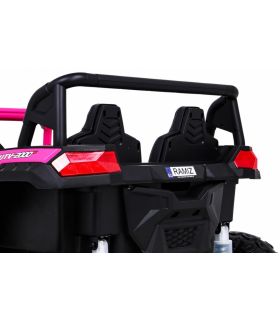 Voiture électrique 2 places 24V Buggy ATV Rose - Pack Luxe