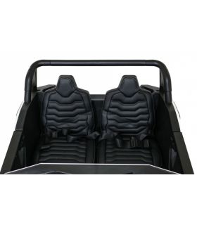 Voiture électrique 2 places 24V Buggy ATV Blanc - Pack Luxe