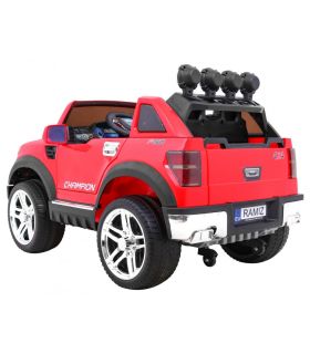 Voiture électrique 2 places 12V Long Rouge - Pack Luxe