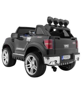 Voiture électrique 2 places 12V Long Noire - Pack Luxe