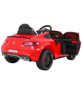 Voiture électrique 12V Mercedes C63 Rouge - Pack Luxe