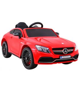 Voiture électrique 12V Mercedes C63 Rouge - Pack Luxe
