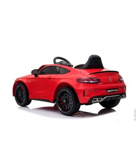 Voiture électrique 12V Mercedes C63 Rouge - Pack Luxe