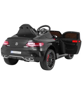 Voiture électrique 12V Mercedes C63 Noire - Pack Luxe