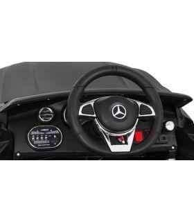 Voiture électrique 12V Mercedes C63 Noire - Pack Luxe