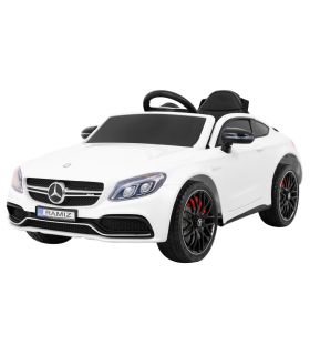 Voiture électrique 12V Mercedes C63 Blanche - Pack Luxe