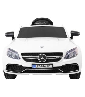 Voiture électrique 12V Mercedes C63 Blanche - Pack Luxe