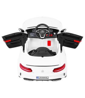 Voiture électrique 12V Mercedes C63 Blanche - Pack Luxe