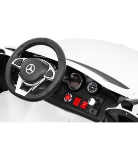 Voiture électrique 12V Mercedes C63 Blanche - Pack Luxe