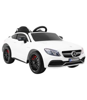 Voiture électrique 12V Mercedes C63 Blanche - Pack Luxe