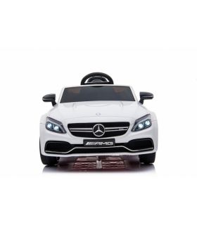 Voiture électrique 12V Mercedes C63 Blanche - Pack Luxe