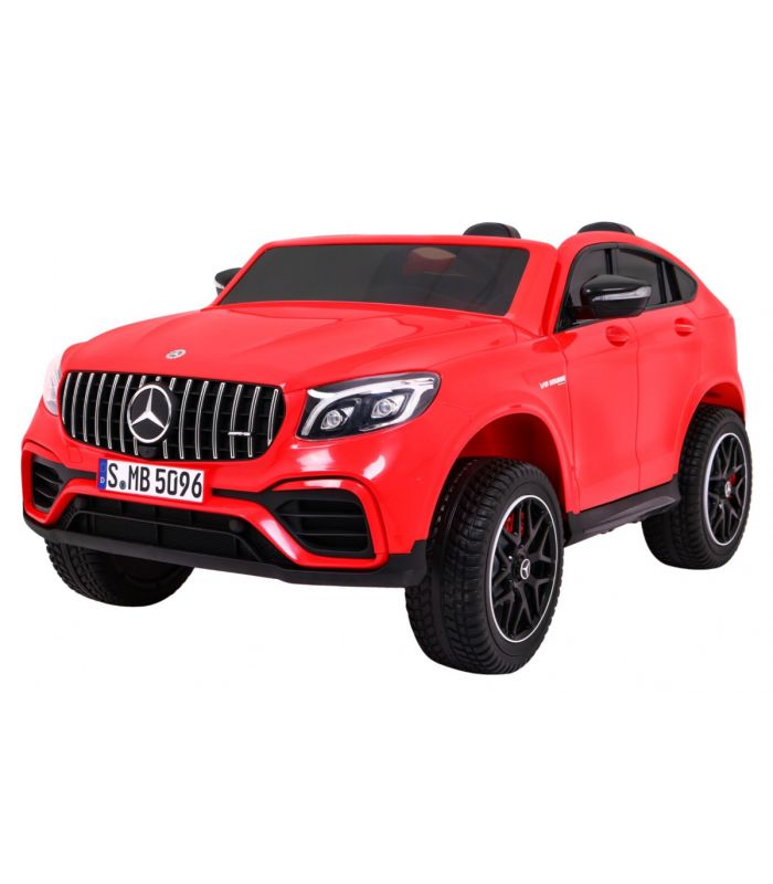 Voiture électrique 2 places 2 x 12V Mercedes GLC 63S Rouge - Pack Luxe