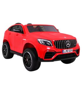 Voiture électrique 2 places 2 x 12V Mercedes GLC 63S Rouge - Pack Luxe