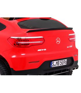 Voiture électrique 2 places 2 x 12V Mercedes GLC 63S Rouge - Pack Luxe