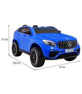 Voiture électrique 2 places 2 x 12V Mercedes GLC 63S Bleu - Pack Luxe