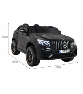 Voiture électrique 2 places 2 x 12V Mercedes GLC 63S Noir - Pack Luxe