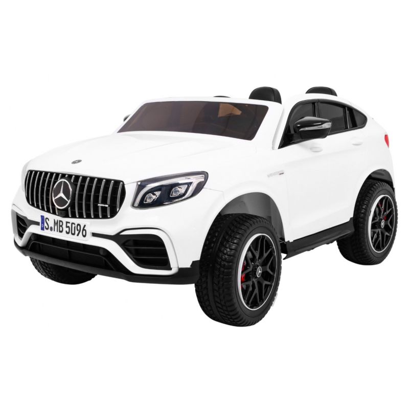 Mercedes GLC 63S AMG Blanc, 2 places, voiture électrique pour