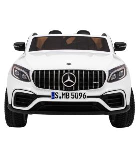 Voiture électrique 2 places 2 x 12V Mercedes GLC 63S Blanc - Pack Luxe