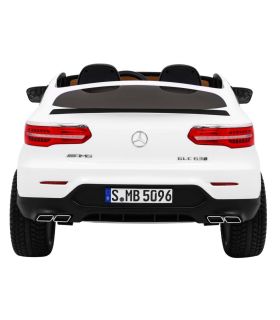 Voiture électrique 2 places 2 x 12V Mercedes GLC 63S Blanc - Pack Luxe