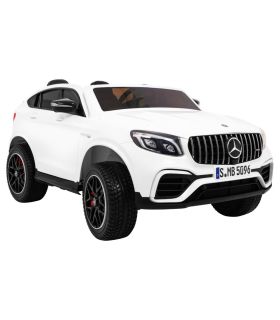 Voiture électrique 2 places 2 x 12V Mercedes GLC 63S Blanc - Pack Luxe