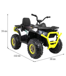 Quad desert 12V Blanc - Pack Luxe