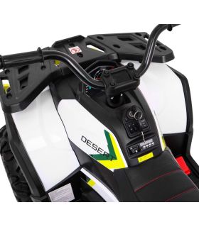 Quad desert 12V Blanc - Pack Luxe