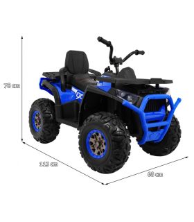 Quad desert 12V Bleu - Pack Luxe