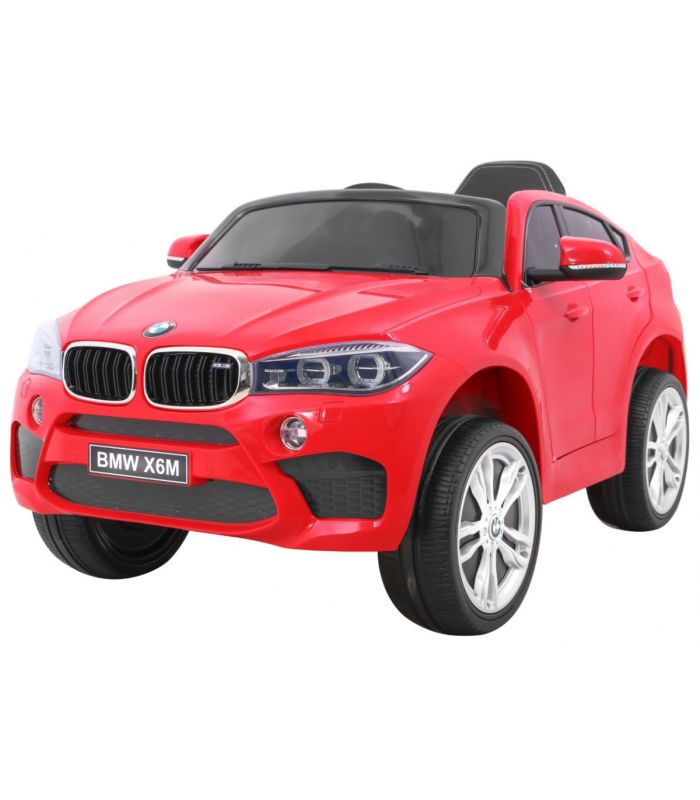 BMW électrique X6 M Rouge pour enfant - voiture électrique 12V enfant- Pack Luxe