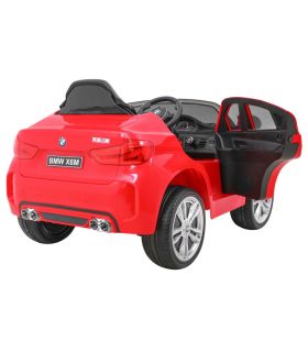 BMW électrique X6 M Rouge pour enfant - voiture électrique 12V enfant- Pack Luxe