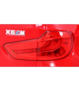 BMW électrique X6 M Rouge pour enfant - voiture électrique 12V enfant- Pack Luxe