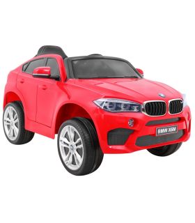 BMW électrique X6 M Rouge pour enfant - voiture électrique 12V enfant- Pack Luxe