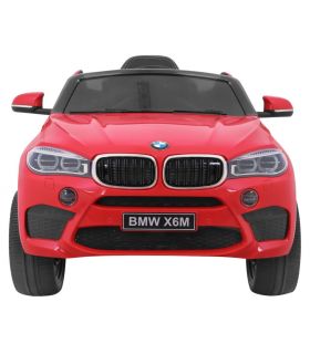 BMW électrique X6 M Rouge pour enfant - voiture électrique 12V enfant- Pack Luxe