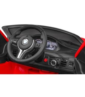 BMW électrique X6 M Rouge pour enfant - voiture électrique 12V enfant- Pack Luxe