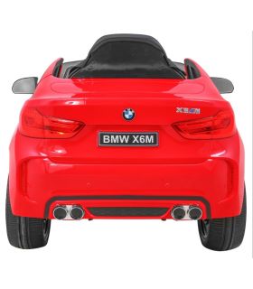 BMW électrique X6 M Rouge pour enfant - voiture électrique 12V enfant- Pack Luxe