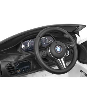 Voiture électrique 12V pour enfant - BMW X6 M Blanche - Pack Luxe