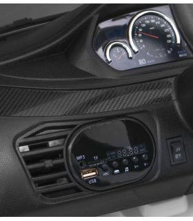 Voiture électrique 12V pour enfant - BMW X6 M Blanche - Pack Luxe