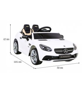Voiture électrique 12V Mercedes SLC300 Blanche - Pack Luxe