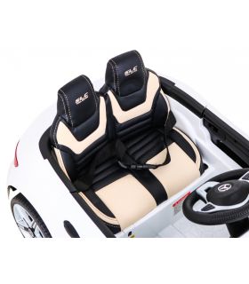Voiture électrique 12V Mercedes SLC300 Blanche - Pack Luxe
