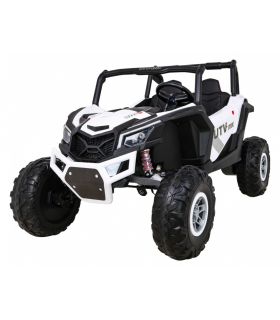 Voiture électrique 2 places 24V Buggy UTV-MX II Blanche - Pack Luxe