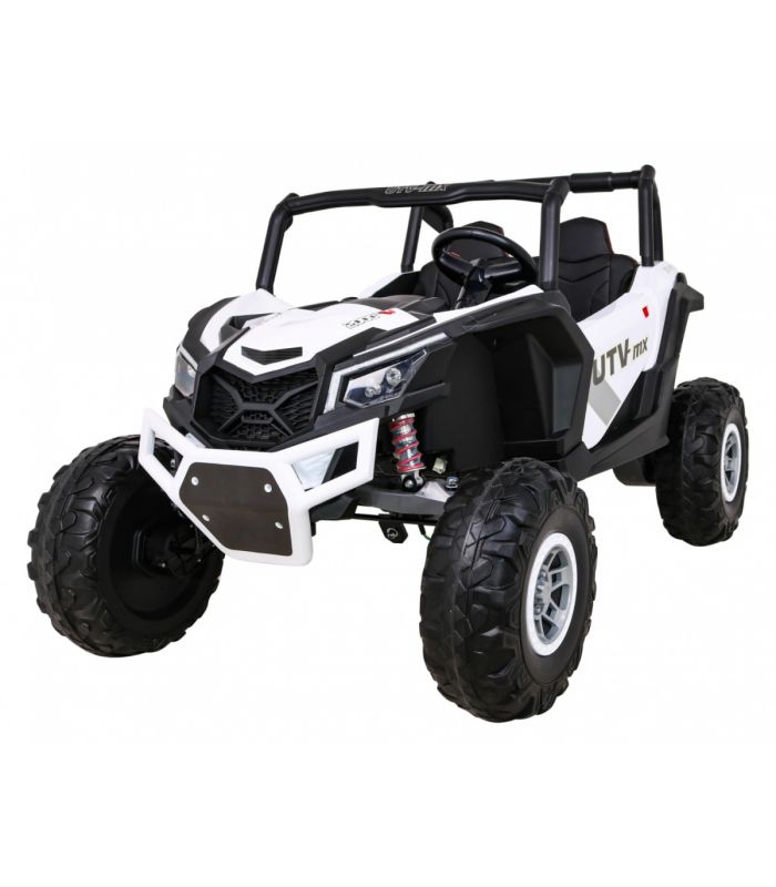 Voiture électrique 2 places 24V Buggy UTV-MX II Blanche - Pack Luxe